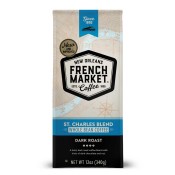 French Market St Charles Blend Dark Roast Whole Bean 12 oz Bag French Market St Charles Blend Dark Roast Whole Bean 12 oz Bag