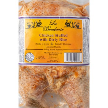 La Boucherie Deboned Chicken Stuffed with Dirty Rice La Boucherie Deboned Chicken Stuffed with Dirty Rice