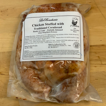 La Boucherie Deboned Chicken Stuffed with Cornbread Dressing La Boucherie Deboned Chicken Stuffed with Cornbread Dressing