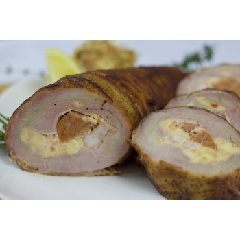 Pork Tenderloin Stuffed with Shrimp, Andouille & Pepper Jack Cheese Pork Tenderloin Stuffed with Shrimp, Andouille & Pepper Jack Cheese