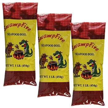 Swamp Fire Seafood Boil 1 lb Pack of 3 Swamp Fire Seafood Boil 1 lb Pack of 3