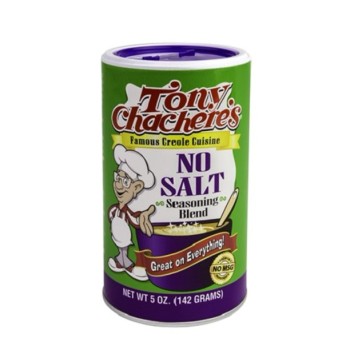 Tony Chachere's No Salt Creole Seasoning 5 oz Tony Chachere's No Salt Creole Seasoning 5 oz