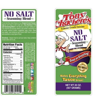 Tony Chachere's No Salt Seasoning 20 oz Tony Chachere's No Salt Seasoning 20 oz