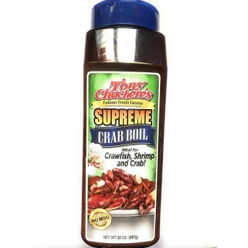Tony Chachere's Supreme Crab Boil 32 oz Tony Chachere's Supreme Crab Boil 32 oz