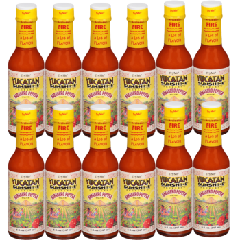 TryMe Yucatan Sunshine Habanero Sauce 5 oz Pack of 12 TryMe Yucatan Sunshine Habanero Sauce 5 oz Pack of 12