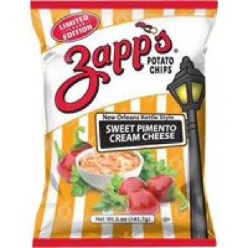 ZAPP'S Sweet Pimento Cream Cheese Potato Chips ZAPP'S Sweet Pimento Cream Cheese Potato Chips