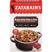 Zatarain's Black-Eyed Peas & Rice 7 oz Zatarain's Black-Eyed Peas & Rice 7 oz