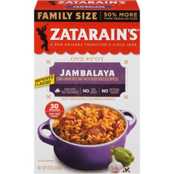 Zatarain's Family Size Jambalaya Rice Dinner Mix 12 oz Zatarain's Family Size Jambalaya Rice Dinner Mix 12 oz