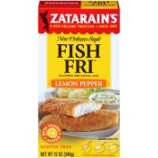 Zatarain's Lemon Pepper Fish Fri 12 oz Zatarain's Lemon Pepper Fish Fri 12 oz