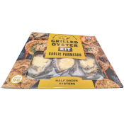 Bayou Carlin Garlic Parmesan Grilled Oyster Kit (6-Pack) Bayou Carlin Garlic Parmesan Grilled Oyster Kit (6-Pack)
