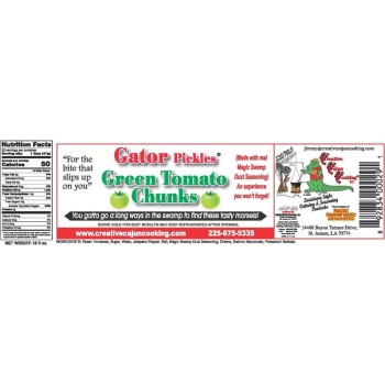 Gator Pickle Green Tomato Chunks Gator Pickle Green Tomato Chunks