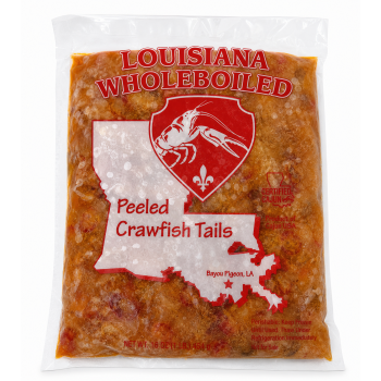 ouisiana Crawfish Tail Meat 1 lb (Fat-On Peeled) Louisiana crawfish tail meat 1 lb peeled fat-on frozen crawfish tails
